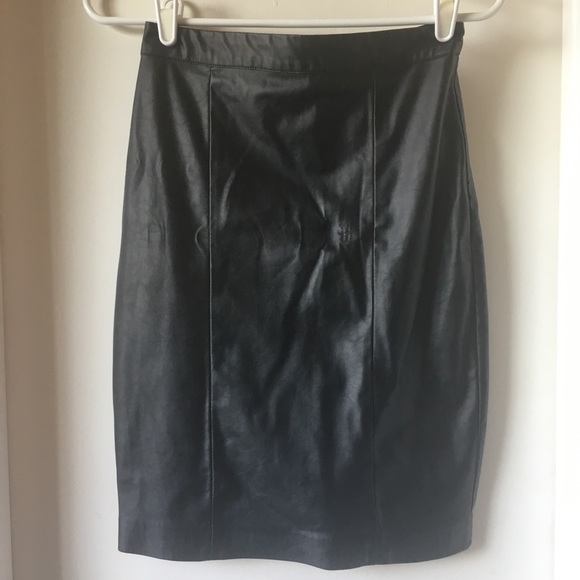 Topshop Dresses & Skirts - Topshop Leather Skirt